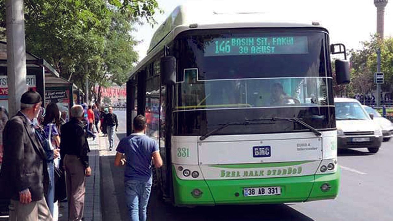 Kayseri'de Ulaşıma ''Güncelleme'' Zamı! Tam Bilet 25 TL Oldu