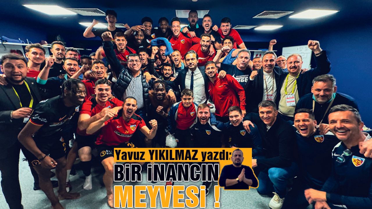 Bir Beraberlikten Çok Daha Ötesi, Bir İnancın Meyvesi !