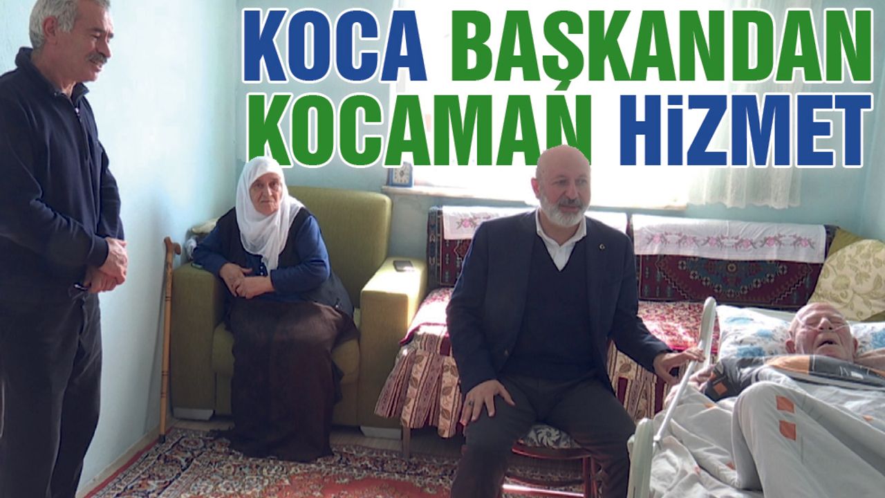 Kocasinan’ın Evde Bakım Hizmeti Vatandaşın Yüzünü Güldürüyor