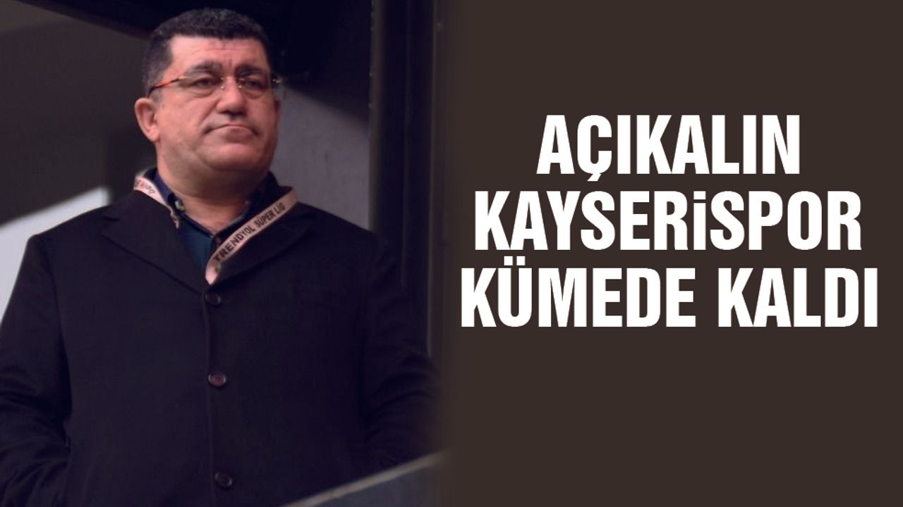Başkan Açıkalın'dan Taraftara Teşekkür