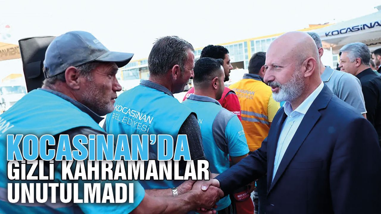 Kocasinan'da Başkan Çolakbayrakdar, bayramda emekçileriyle bayramlaştı