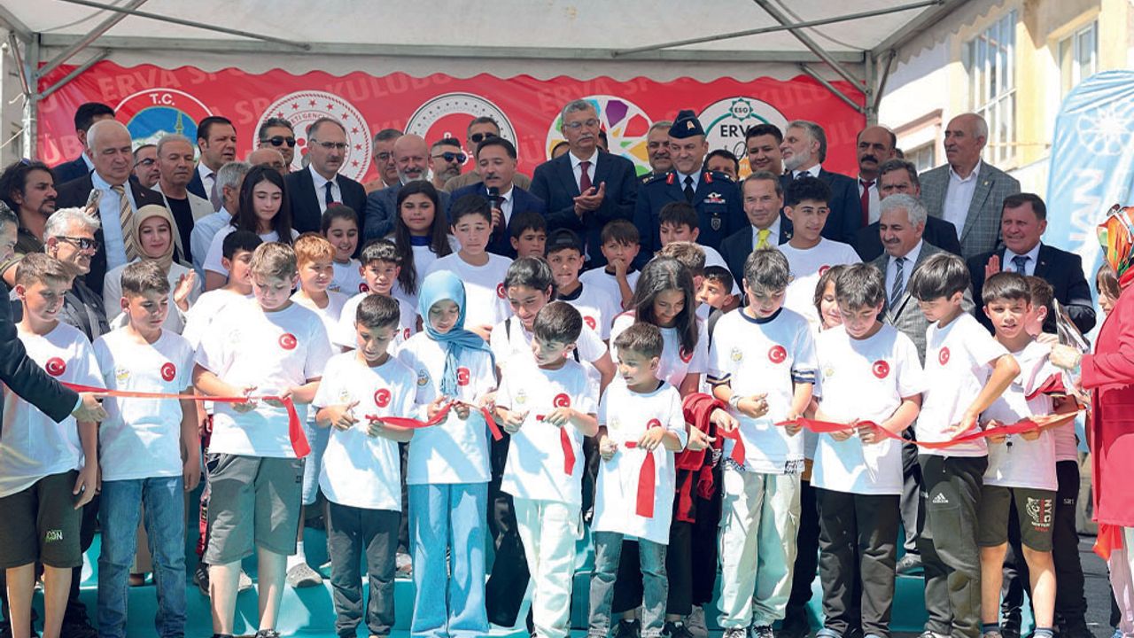 Kocasinan’da 55’inci ERVA Spor Okulu Hizmete Açıldı