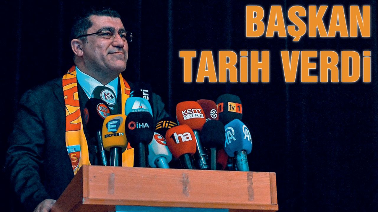 Kayserispor'da Başkan Açıkalın Transfer Tahtası İçin Tarih Verdi