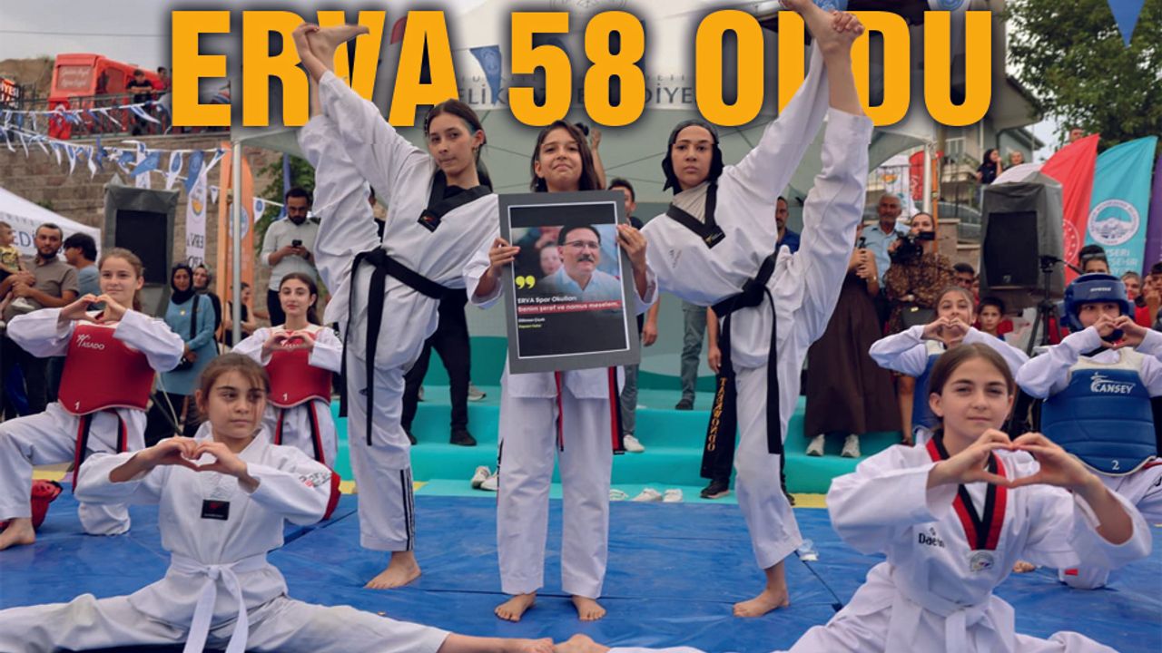 ERVA Spor Okulları 58 Oldu