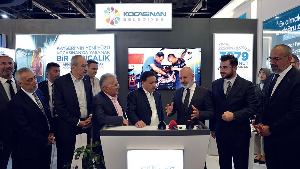 Kocasinan Konut ve Yapı Fuarı’nda Projelerini Tanıttı