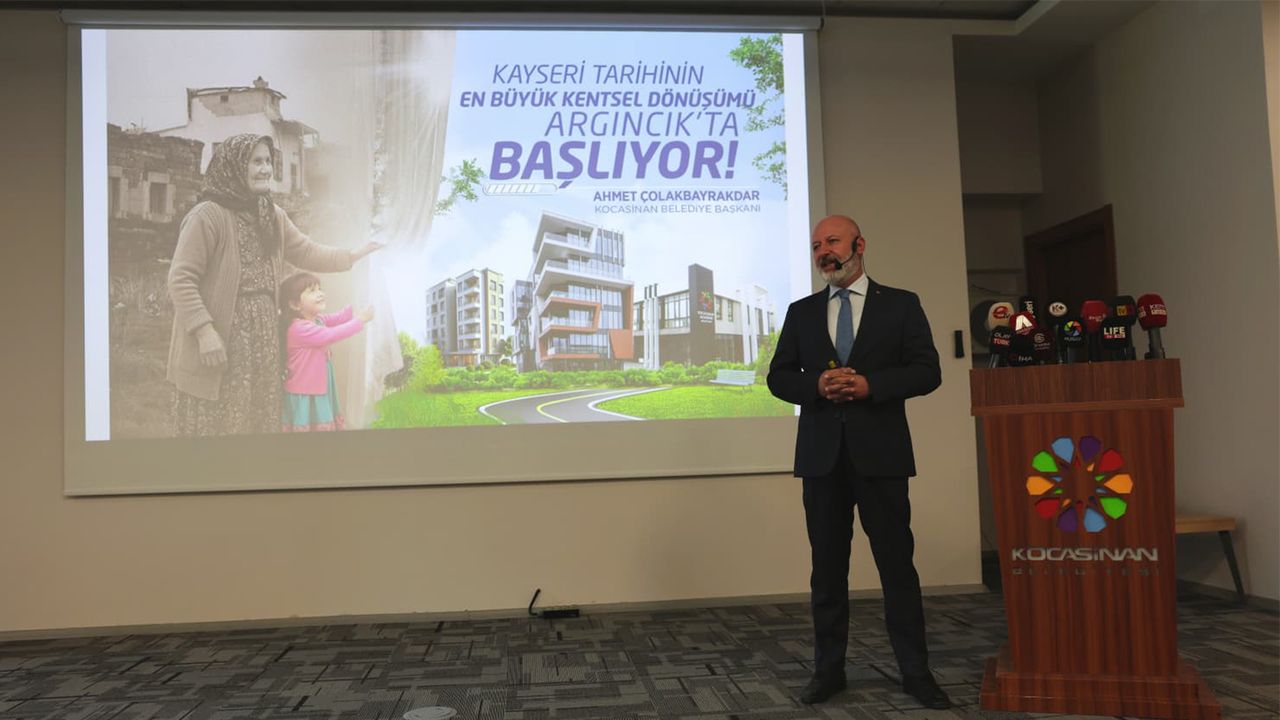 Kayseri’nin En Büyük Kentsel Dönüşüm Projesi Argıncık’ta Başlıyor