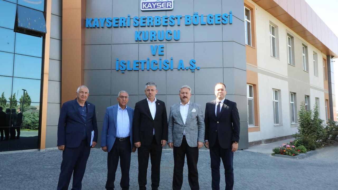 Milletvekili Çopuroğlu Kayseri Serbest Bölge’yi Ziyaret Etti