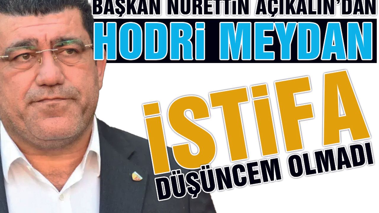 Kayserispor Başkanı Açıkalın: İstifa Düşüncem Hiç Olmadı
