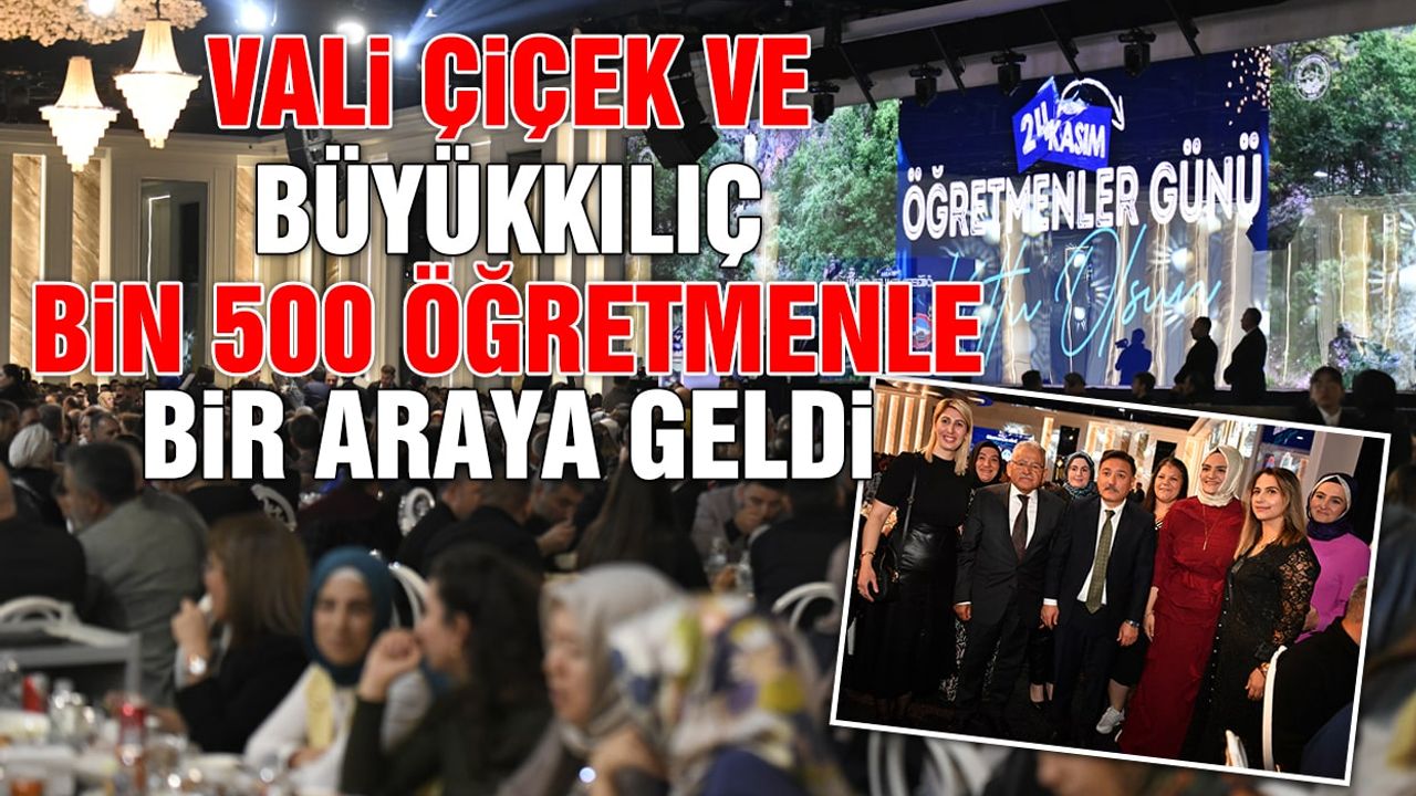 Bin 500 Öğretmene Minnet ve Teşekkür