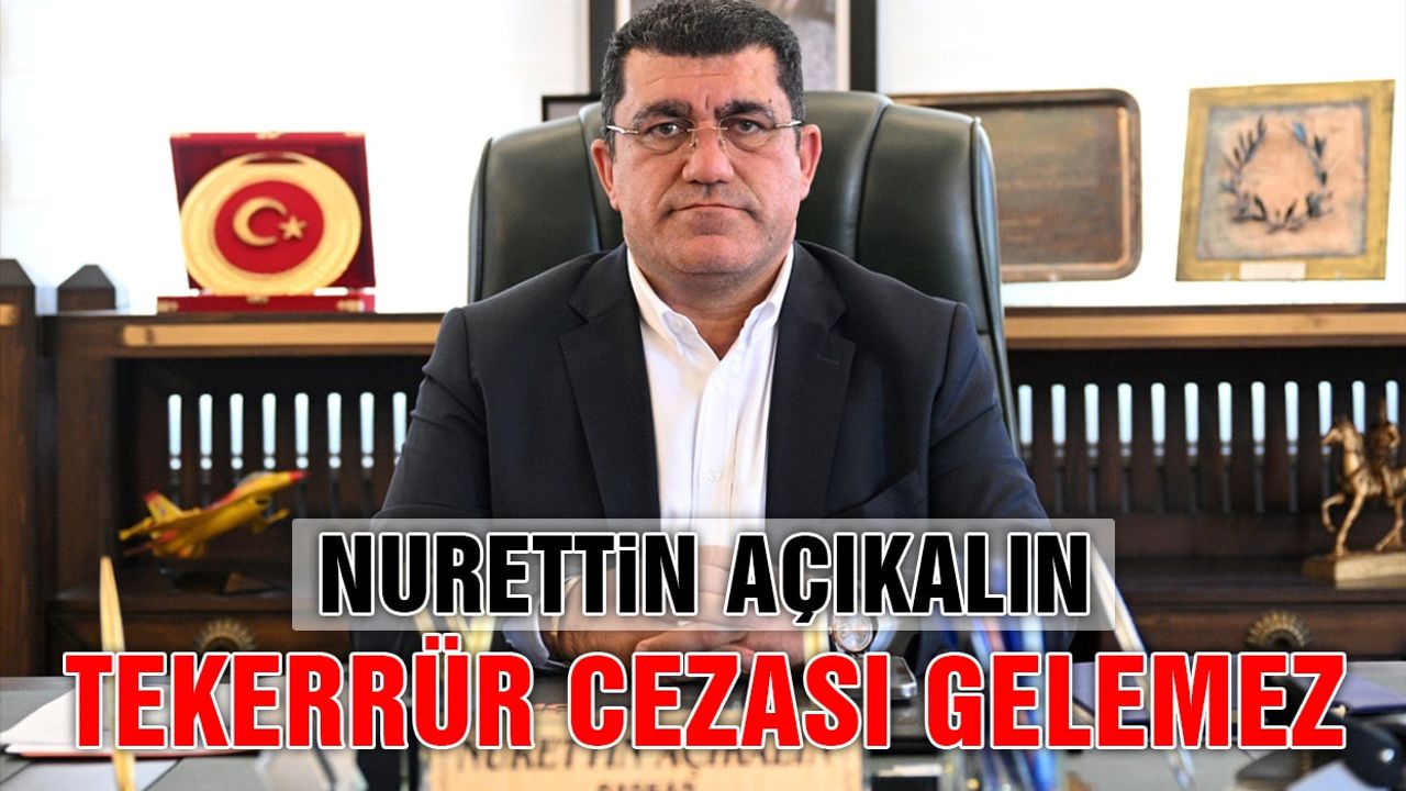 Başkan Nurettin Açıkalın, ''Kayserispor'a Tekerrür Cezası Gelemez''