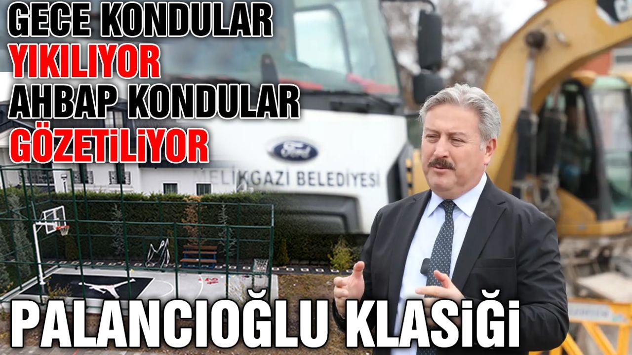 Melikgazi'de Gece Kondular Yıkılıyor, Ahbap Kondulara Ses Yok