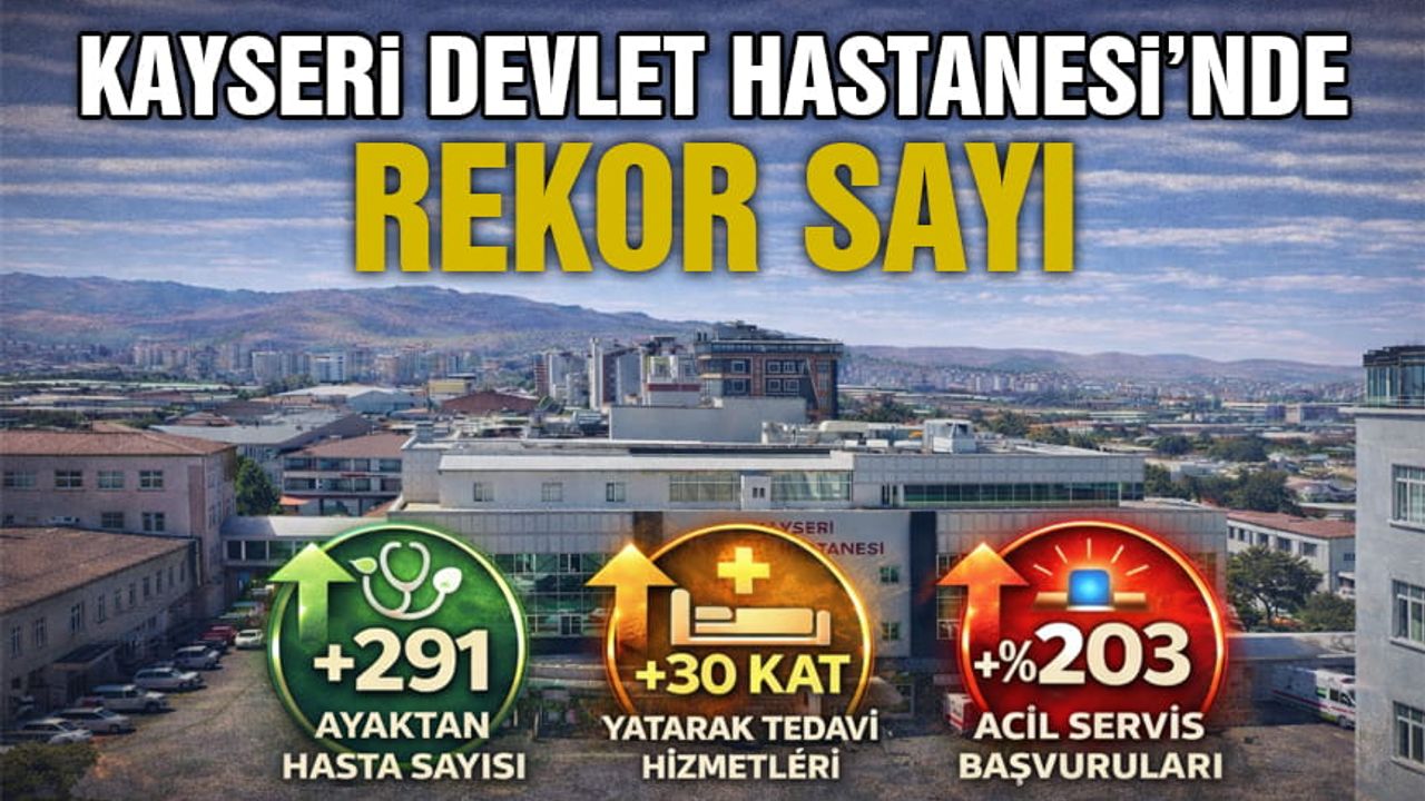 Kayseri Devlet Hastanesi'nden Rekor