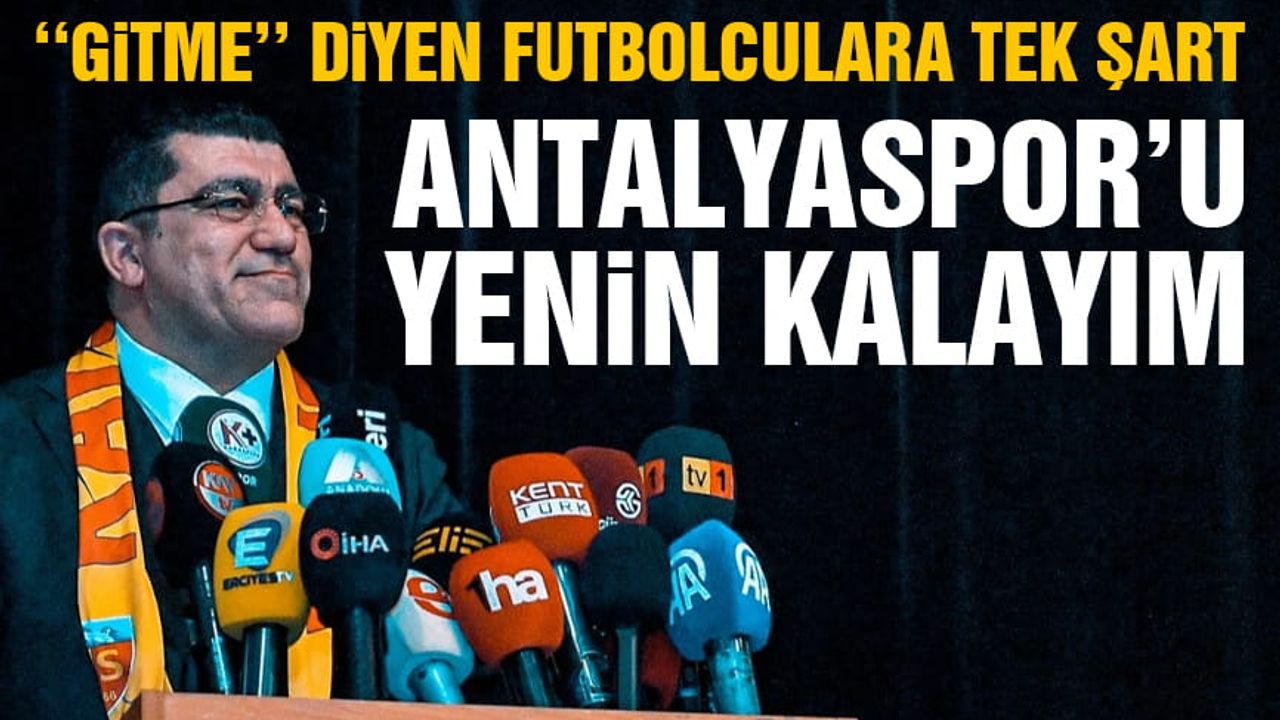 Başkan Nurettin Açıkalın'dan Görevde Kalmak İçin Tek Şart