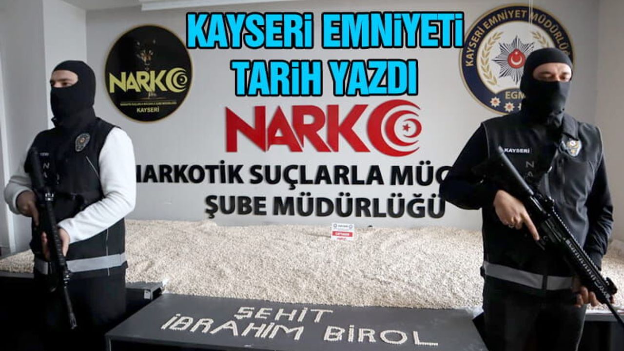 Kayseri Emniyeti Tarih Yazdı: 214 Kilo Captagon Operasyonu