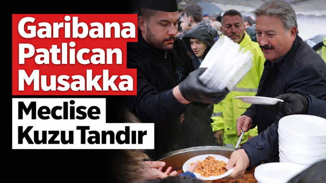 Melikgazi'de Garibana Musakka, Meclise Kuzu Tandırlı İftar