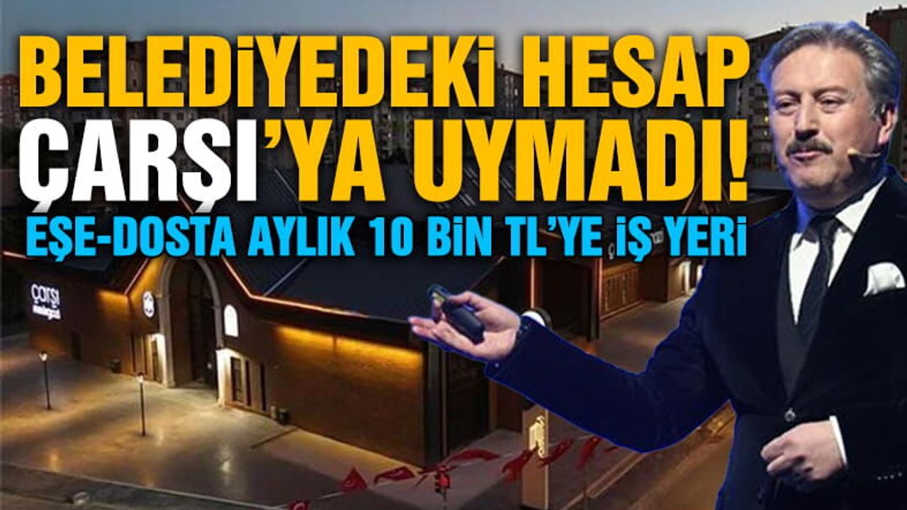 Palancıoğlu'nun Belediyedeki Hesap Melikgazi Çarşı'ya Uymadı