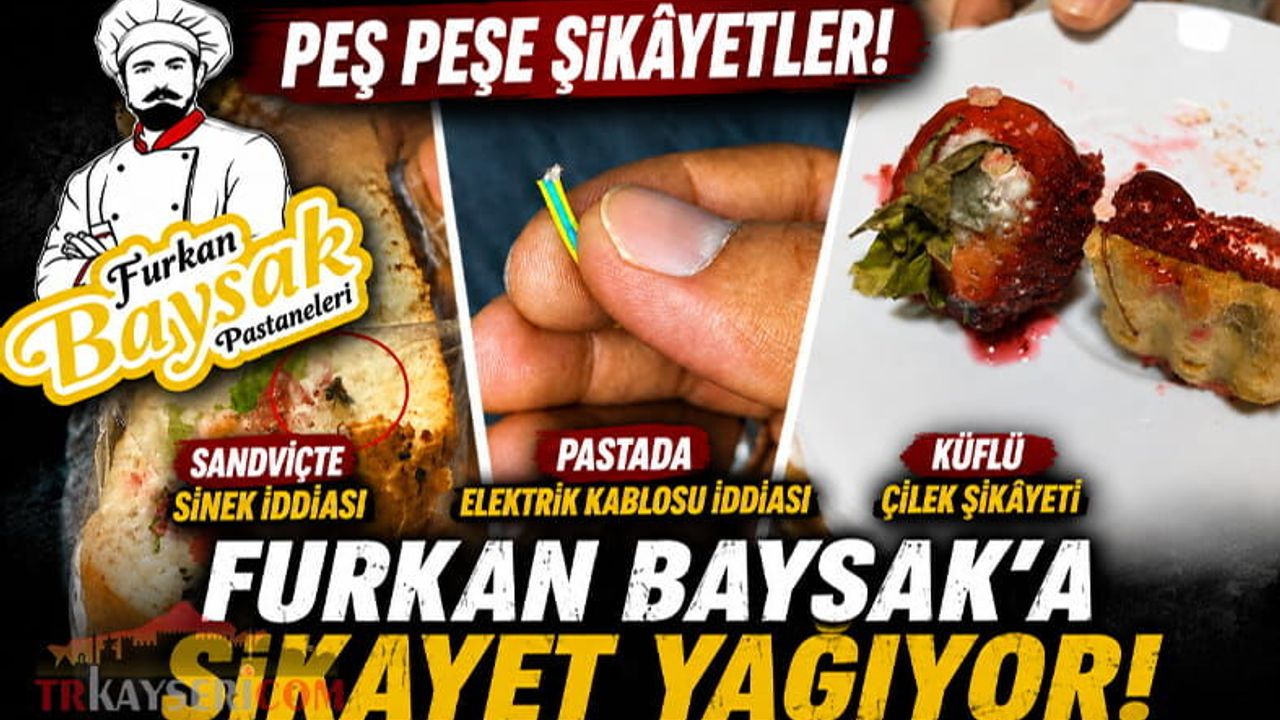 Furkan Baysak Pastaneleri'nde Sinekli Sandviç Skandalı