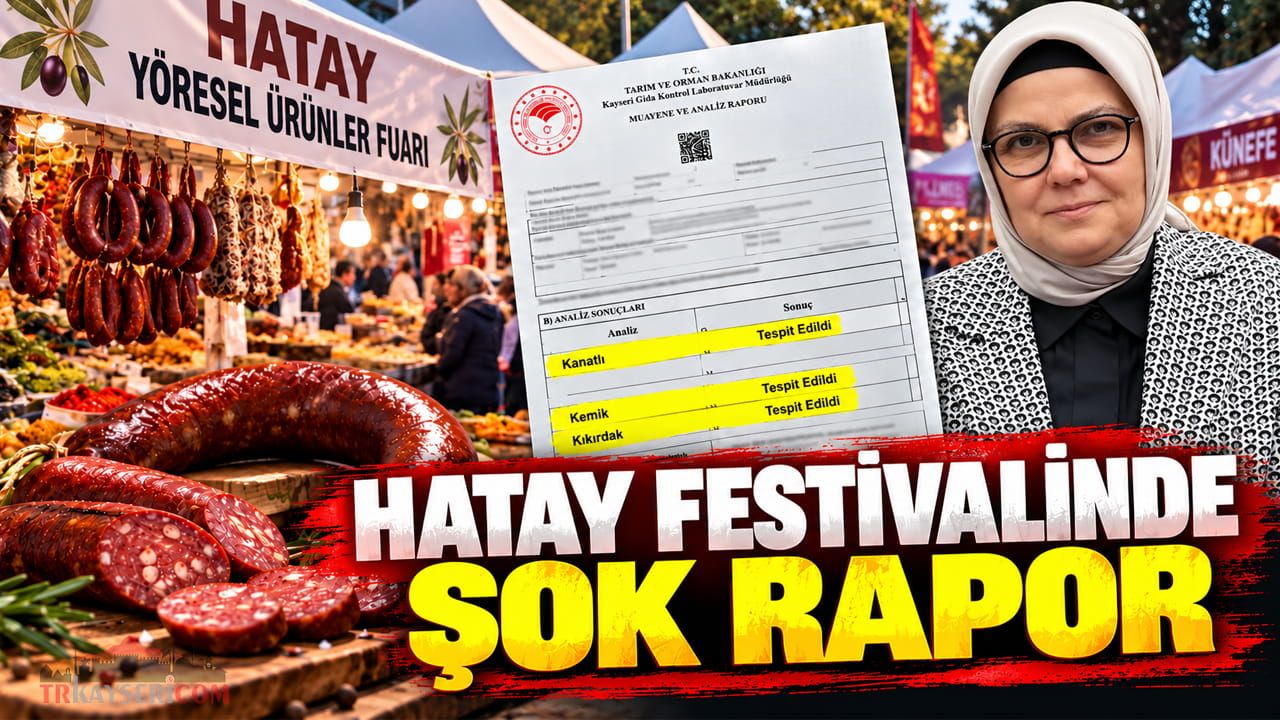Kayseri'de Düzenlenen Hatay Festivali'nde Satılan Afyon Sucuğuna Şok Rapor!