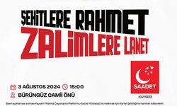 Şehitlere rahmet, zalimlere lanet açıklaması