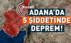 Adana'da 5 Şiddetinde Deprem Kayseri'yi de Salladı