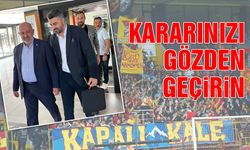 Kapalı Kale'den ''Kararınızı Gözden Geçirin'' Uyarısı