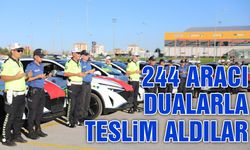 Kayseri Emniyet Müdürlüğü'ne 244 Araç Törenle Teslim Edildi