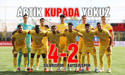 Kayserispor, Kupaya Silivri'de Veda Etti 2-4