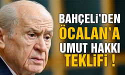 Bahçeli'den Öcalan'a 'Umut Hakkı' Teklifi