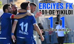 Erciyes 38 FK Bursa'da 101'de Yıkıldı