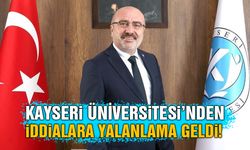 Kayseri Üniversitesi Rektörü Karamustafa'dan İddialara Yanıt