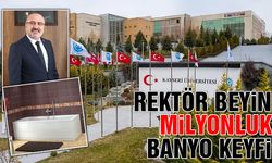 KAYÜ'DE SKANDAL ! REKTÖR BEYİN BANYO SEFASI