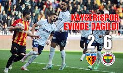 Kayserispor Sahasında Fenerbahçe'ye Yenildi: 2-6