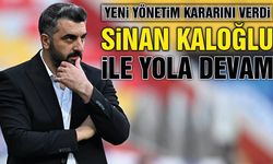 Kayserispor Sinan Kaloğlu ile Yola Devam edecek