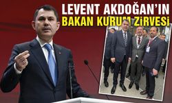 Bakan Kurum'dan Anka İnşaat Sahibi Levent Akdoğan'a Özel İlgi