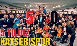 5 Yıldız Kayserispor I Kayserispor : 5 - Hatayspor : 0