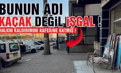Kocasinan İlçesi'nde Halkın Kaldırımı Kafe Olmuş !