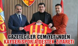 Kayseri Gazeteciler Cemiyeti'nden Kayserispor'a Destek