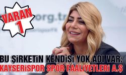 Gözbaşı Döneminden Kendisi Yok Adı Var Şirket: Kayserispor Spor Faaliyetleri A.Ş