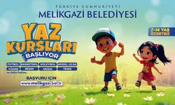 Melikgazi Yaz Kursları Başlıyor, Son Kayıt 27 Haziran