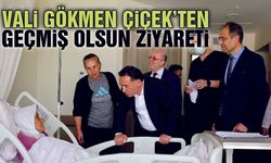 Vali Çiçek, Şehir Hastanesi'nde Hastaları Ziyaret Etti
