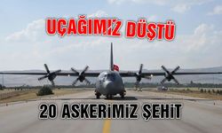 Kargo Uçağı Düştü, İçindeki 20 Askeri Personel Şehit Oldu