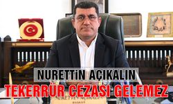 Başkan Nurettin Açıkalın, ''Kayserispor'a Tekerrür Cezası Gelemez''