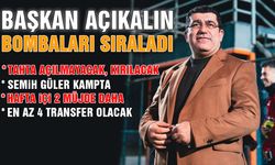 Kayserispor'da Başkan Açıkalın, Bombaları Sıraladı