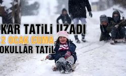 Kayseri'de Kar Tatili Uzadı (2 Ocak Cuma Tatil Edildi)