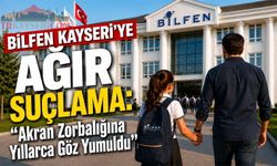 Bilfen okulları Kayseri'de Akran Zorbalığı İddiası