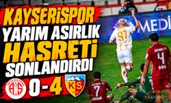Kayserispor Yarım Asırlık Hasreti Sonlandırdı