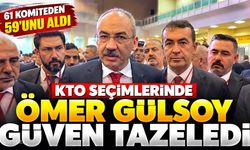 KTO'da Ömer Gülsoy Güven Tazeledi