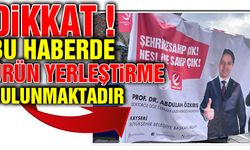 Dikkat! Bu Haberde Ürün Yerleştirme Vardır