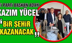 İYİ Parti Büyükşehir Başkan Adayı Kazım Yücel, oyunu kullandı!