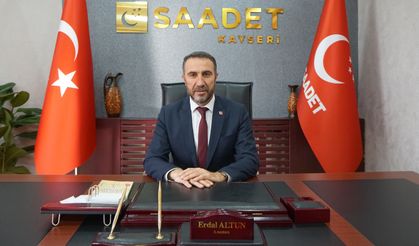 Saadet Partisi İl başkanı Altun'dan 2025 mesajı